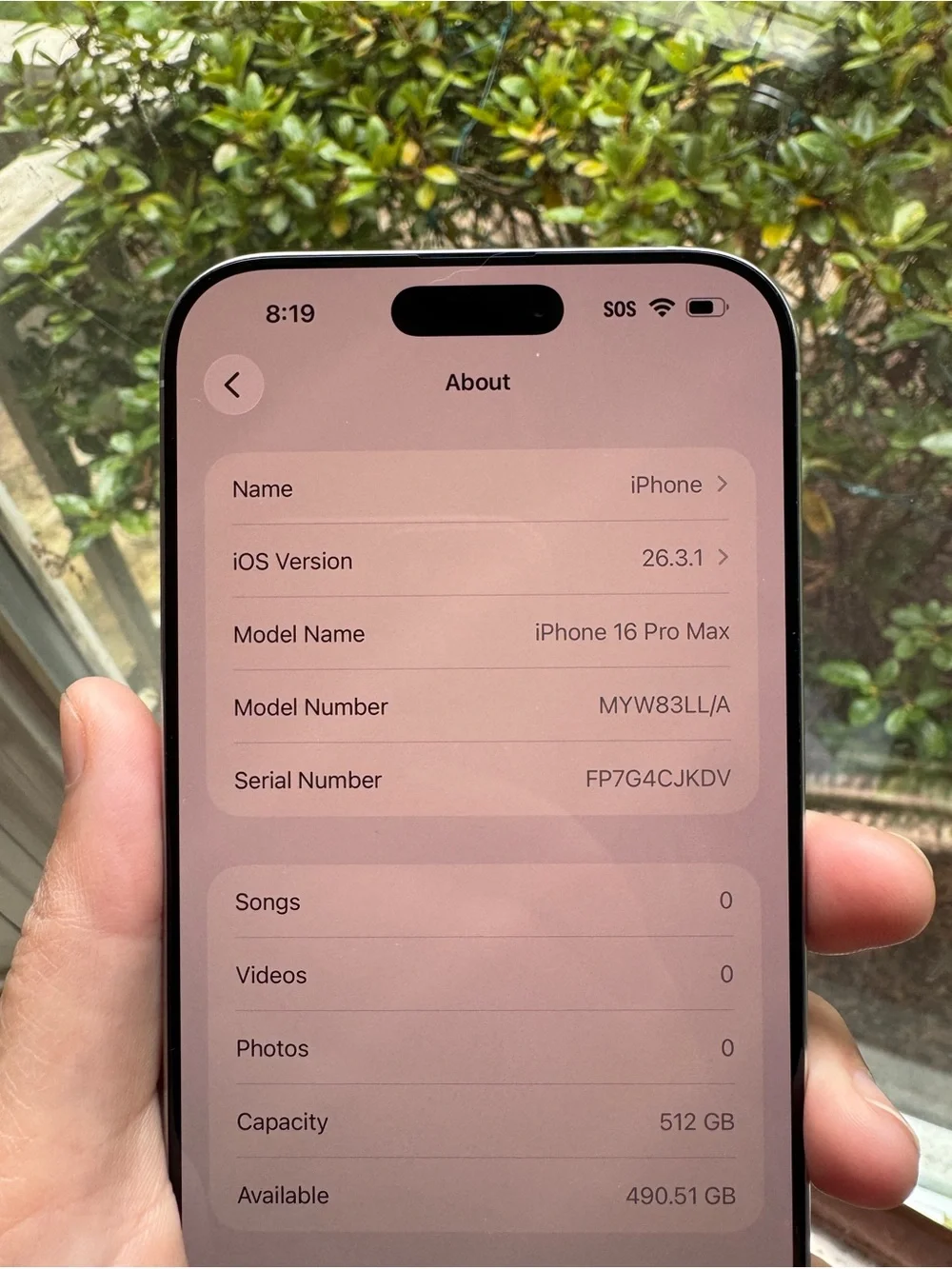 Apple iPhone 16 Pro Max 512GB White Titanium Unlocked 100% Battery Health
